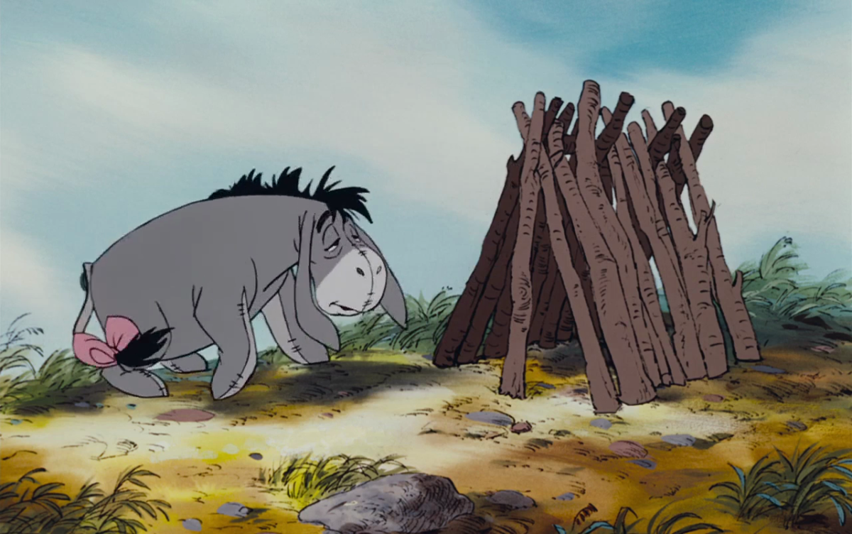 Домик ИА из Винни пуха