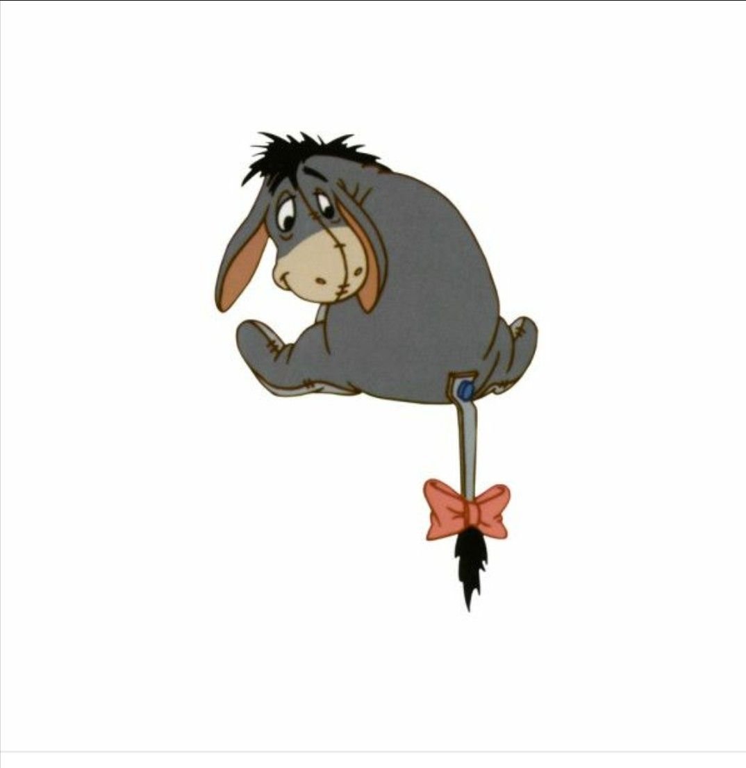 Шнурок и ослик из Винни пуха