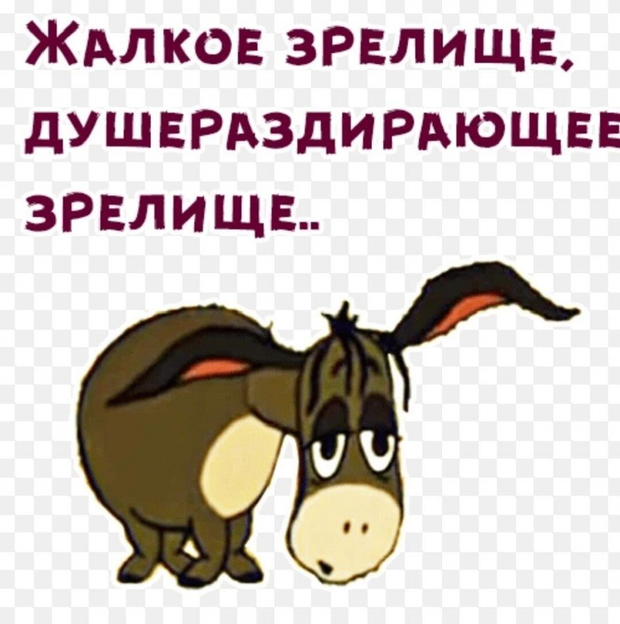 Душераздирающее зрелище ослик ИА