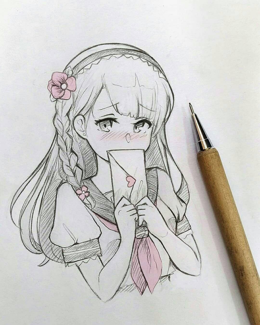 Аниме черно белое для срисовки