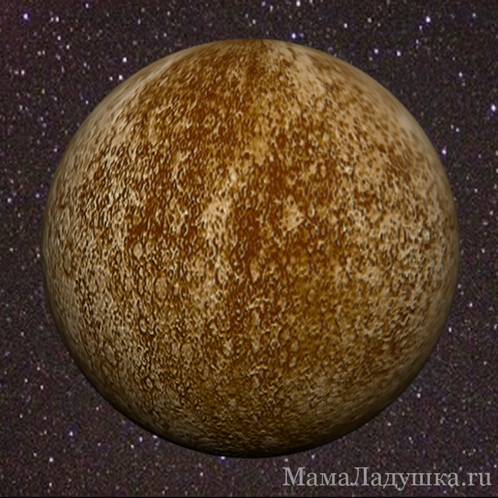 Планета Меркурий вектор