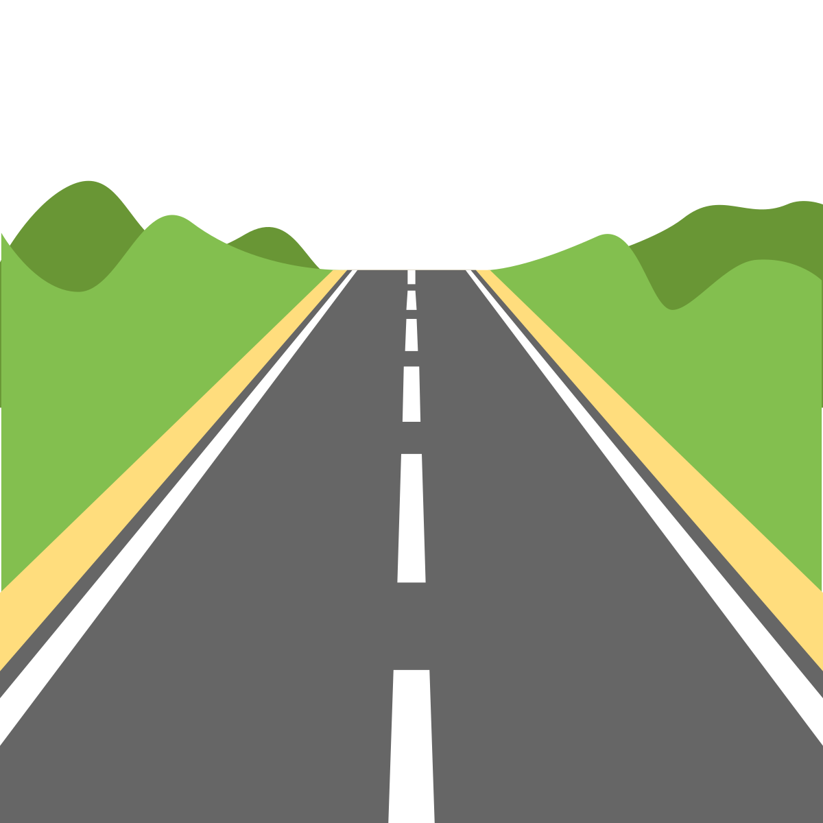 Дорога нарисованная