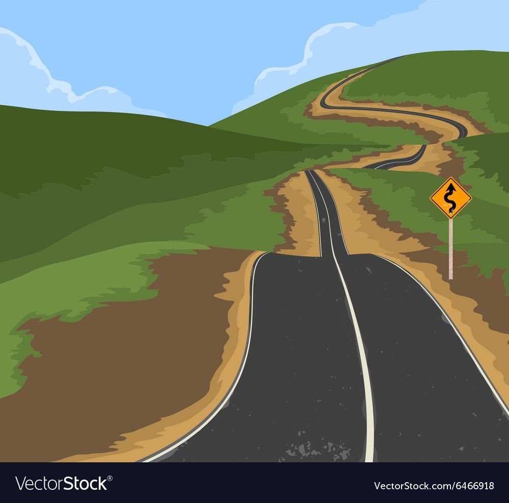 По дороге вектор