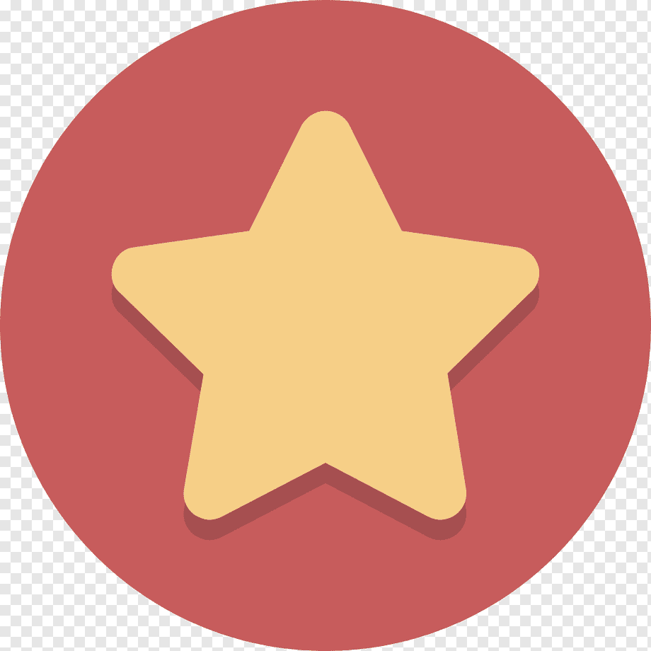 Значок звезда в круге