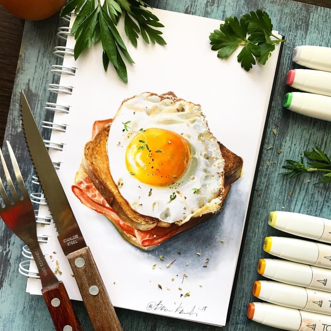 Фуд скетчинг