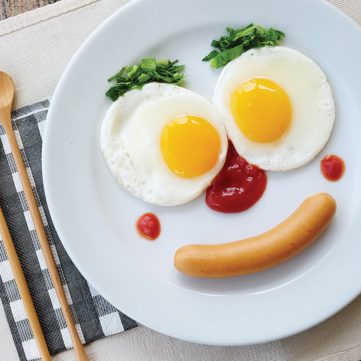 Яичница для завтрака