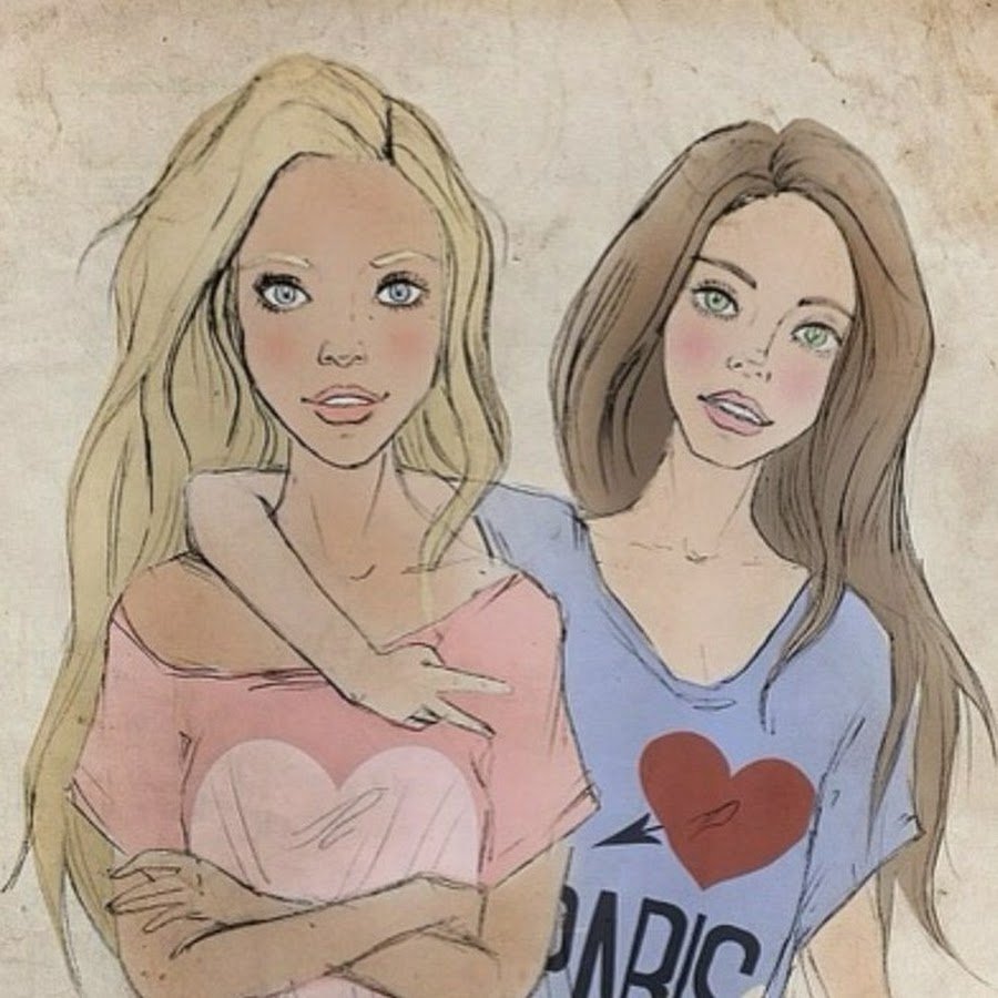 Две сестры маленькие