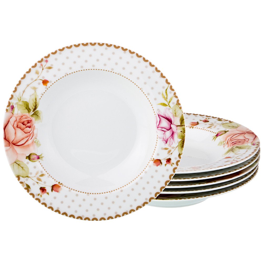 Fioretta набор суповых тарелок Dynasty 23 см, 6 шт