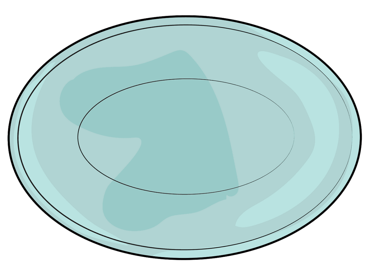 Тарелка для детей на прозрачном фоне