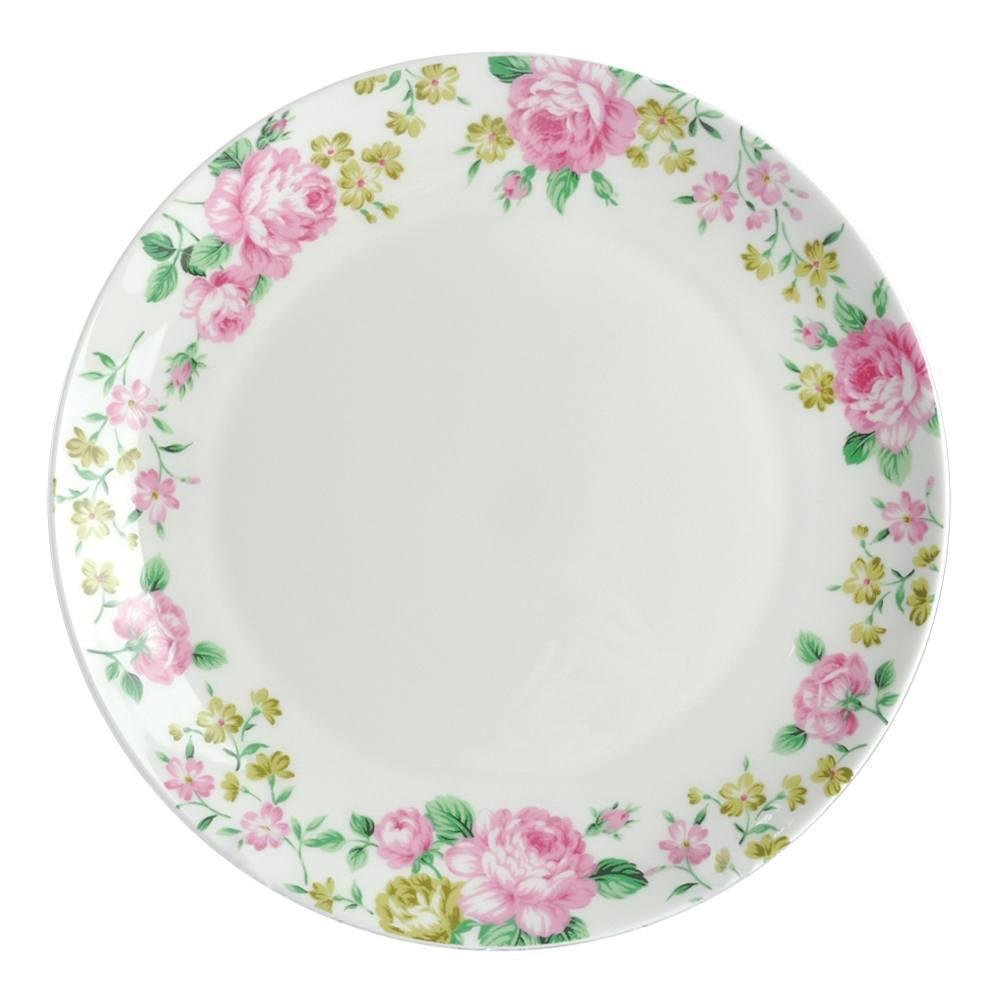 Тарелка 25,5см глуб. Royal White (3) (18) tu2240