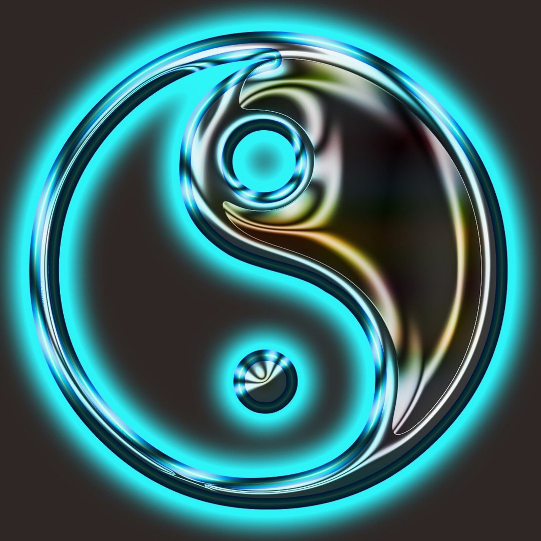 Значок Инь Янь