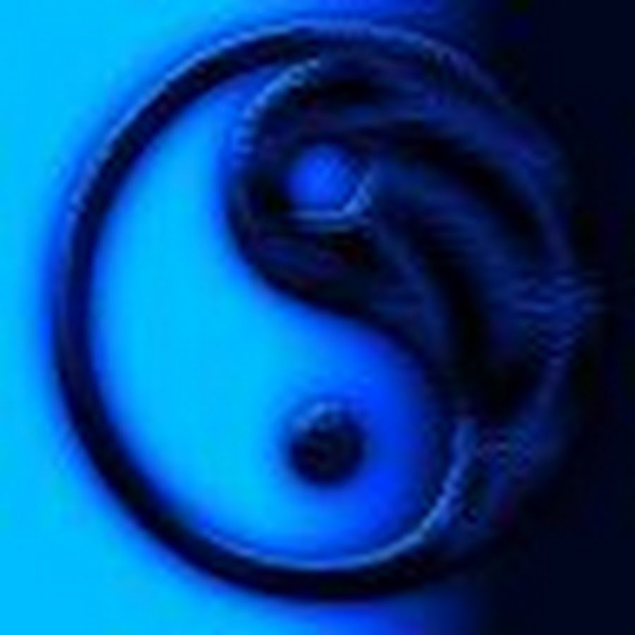 Инь Янь синий