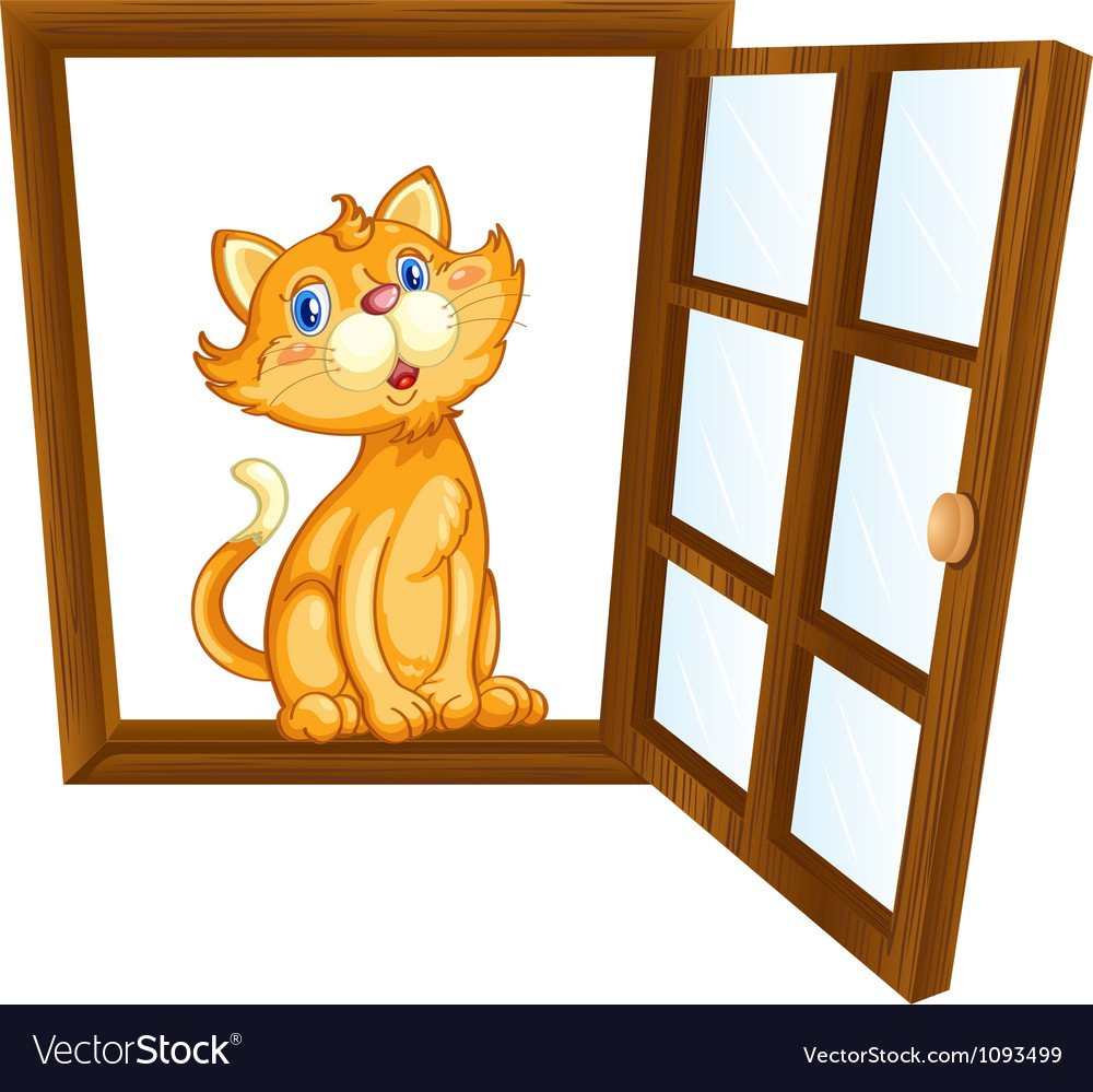 Окно со шторами на прозрачном фоне