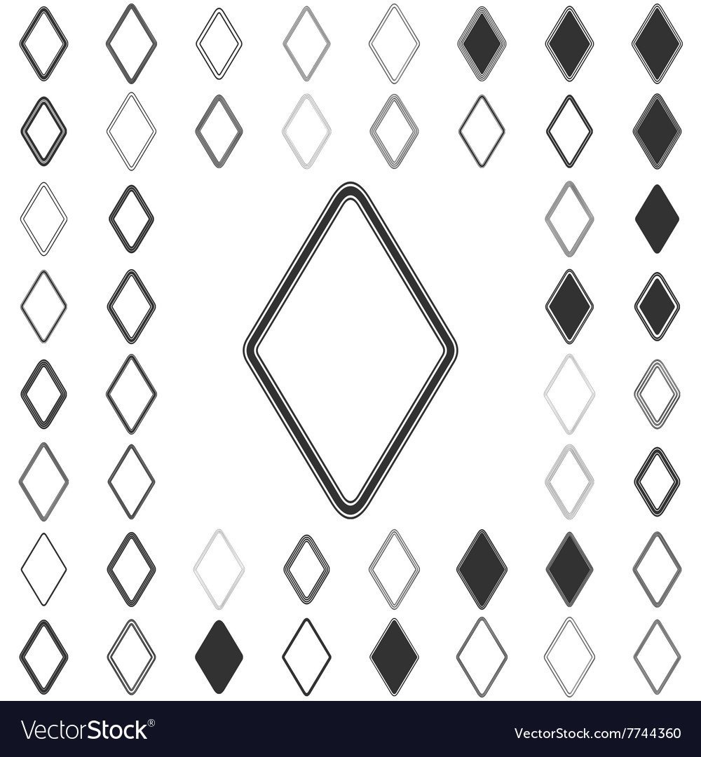 Ромб фигура картинка