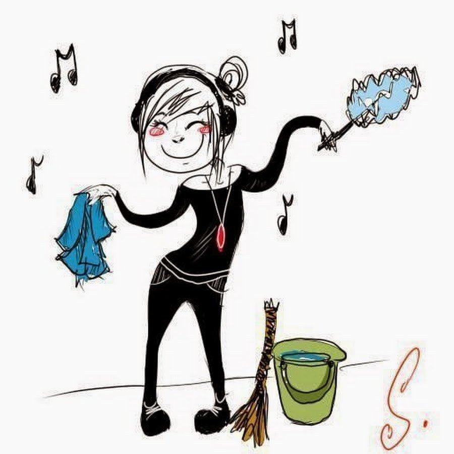 Уборка дома прикол