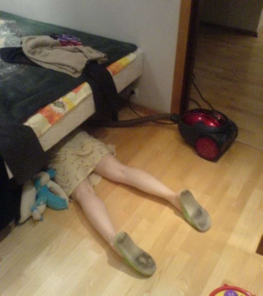 Смешная уборка квартиры