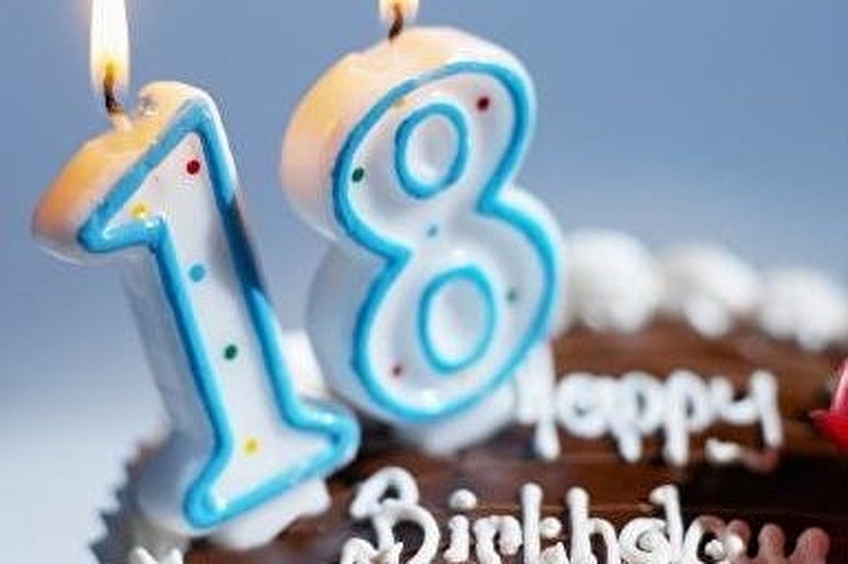 Поздравление с 18 летием