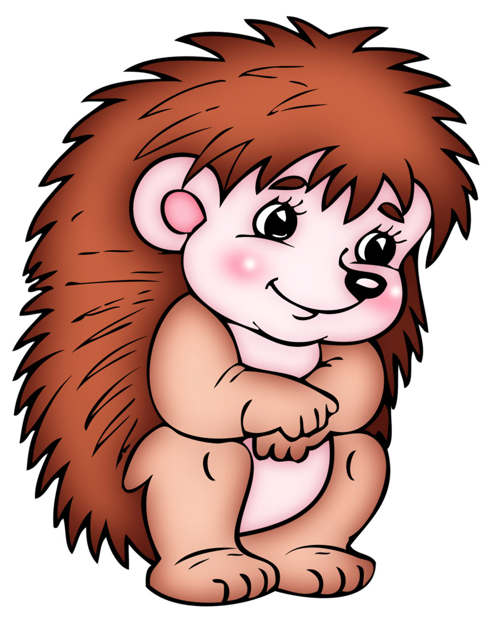 Ёжик шаблон для аппликации