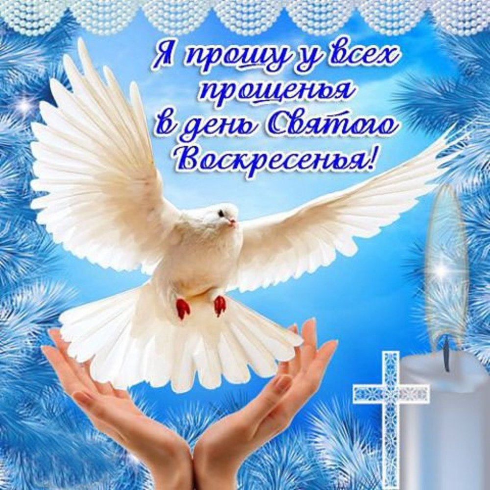 Прошу прощения в прощенное воскресенье