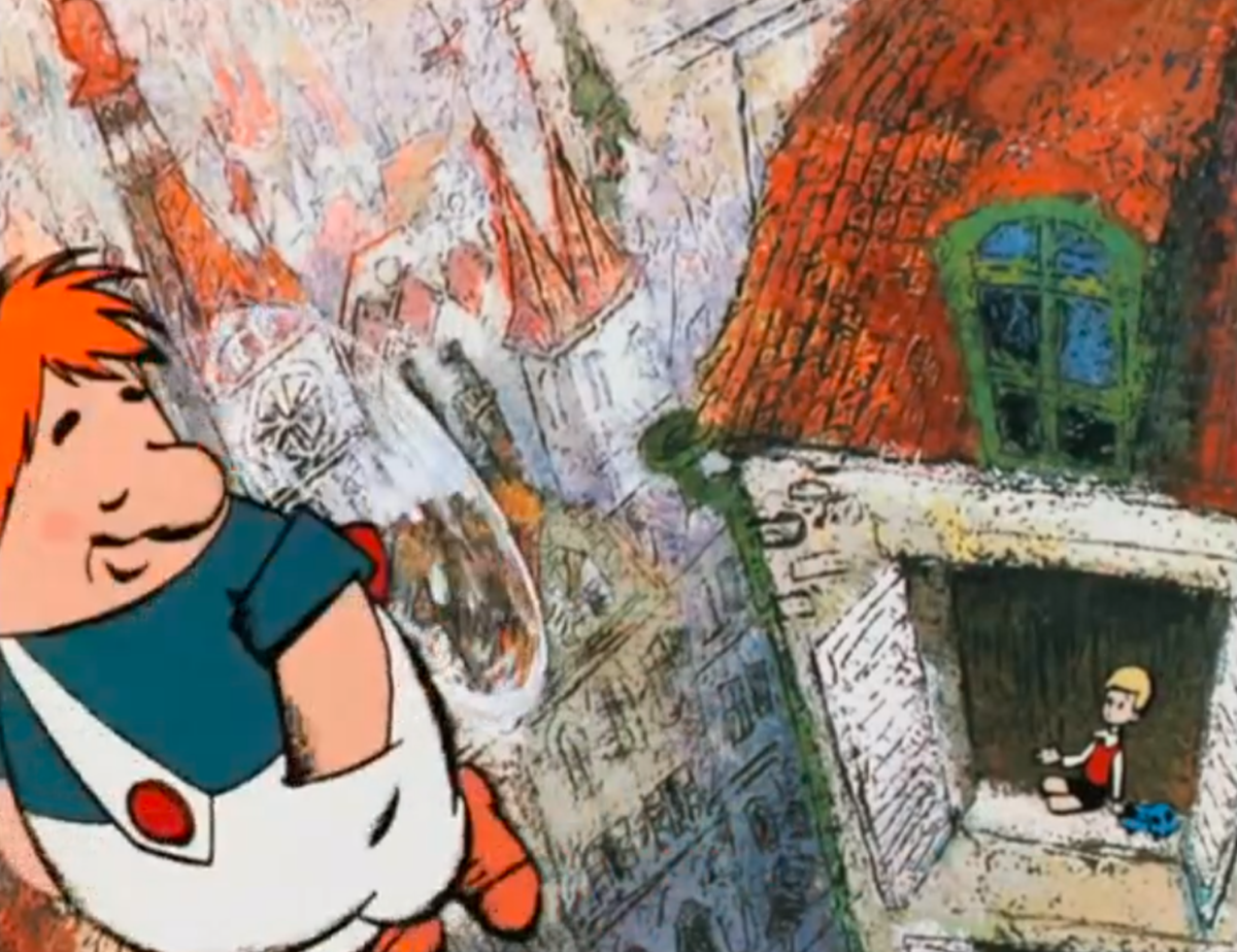 Карлсон который живёт на крыше мультфильм Советский