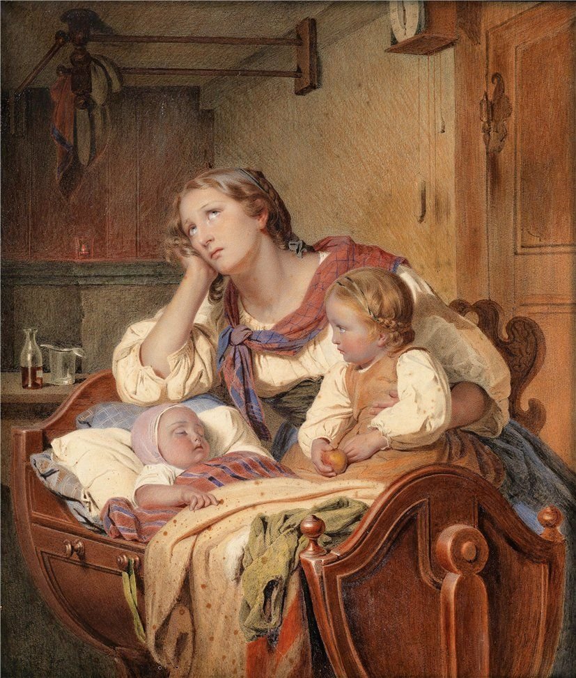 Художник Johann Georg Meyer von Bremen 1813-1886