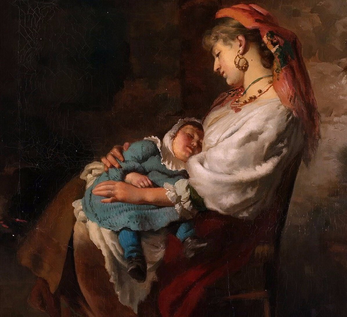 Колыбель в живописи