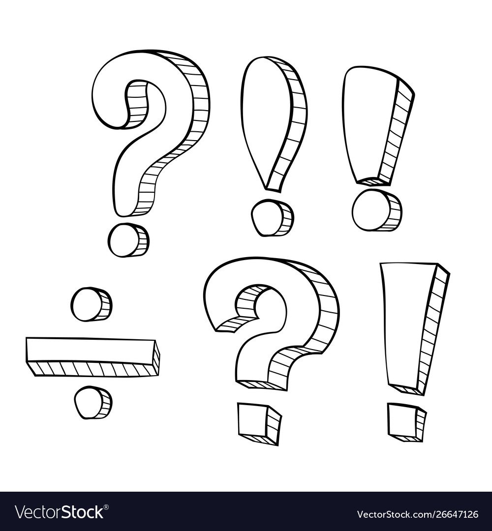 Знаки препинания для раскрашивания