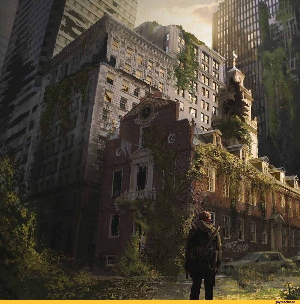 Разрушенный город метро 2033