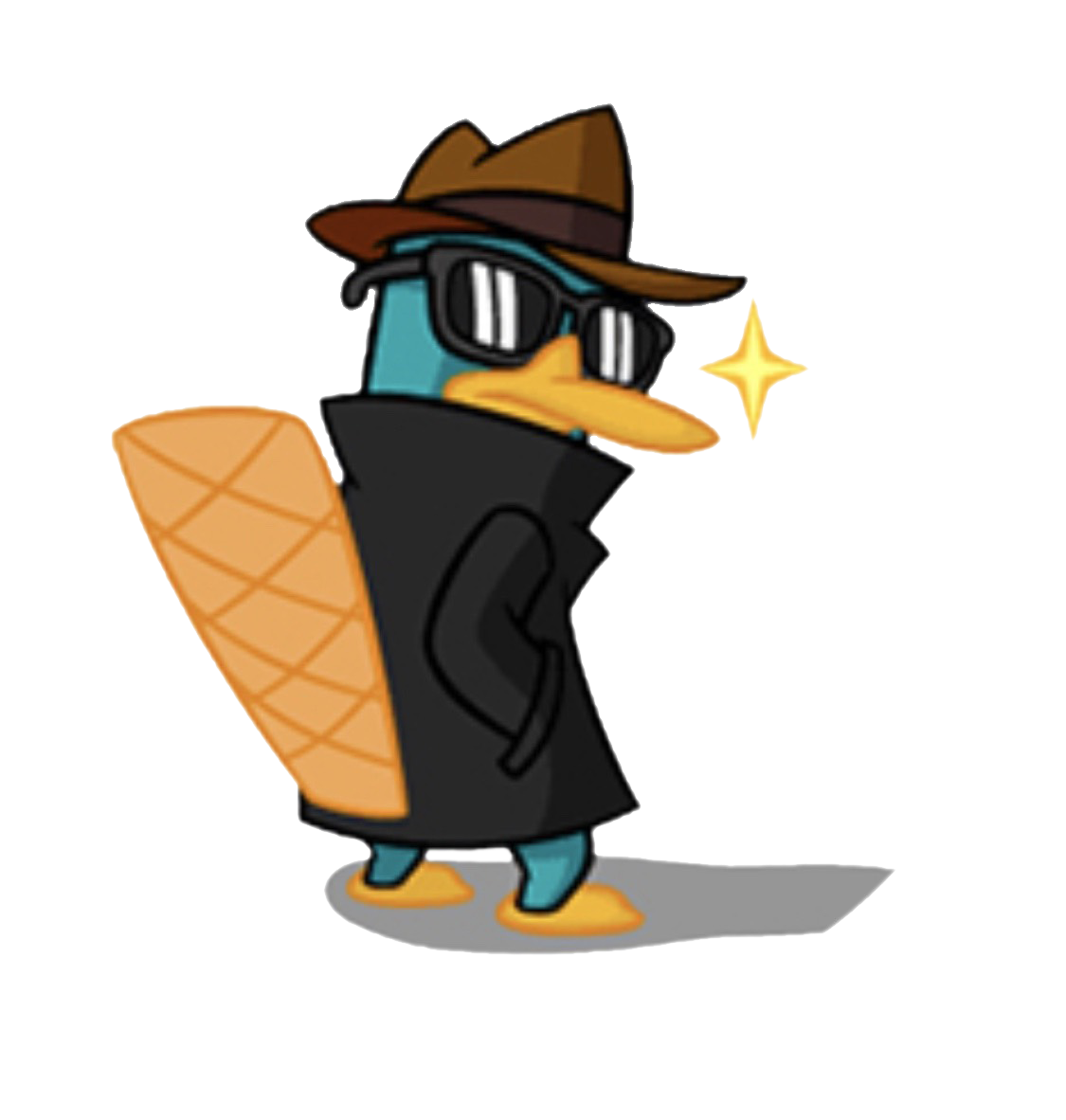 Перри Утконос гиф