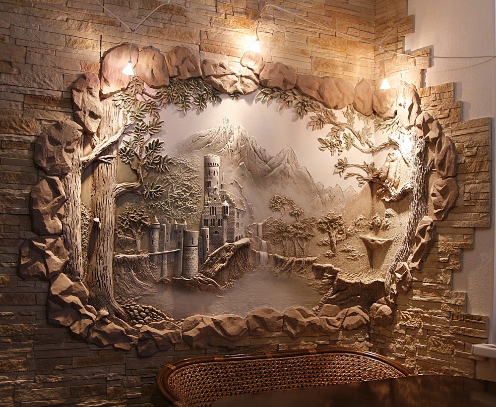 Декоративная штукатурка барельеф