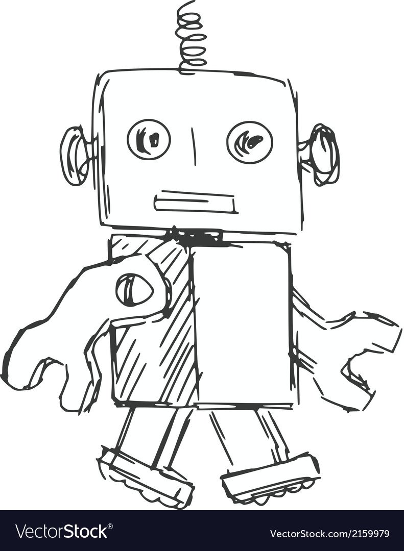 Робот помощник мультяшный