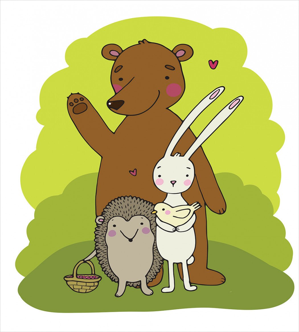 Ежик Медвежонок зайчик