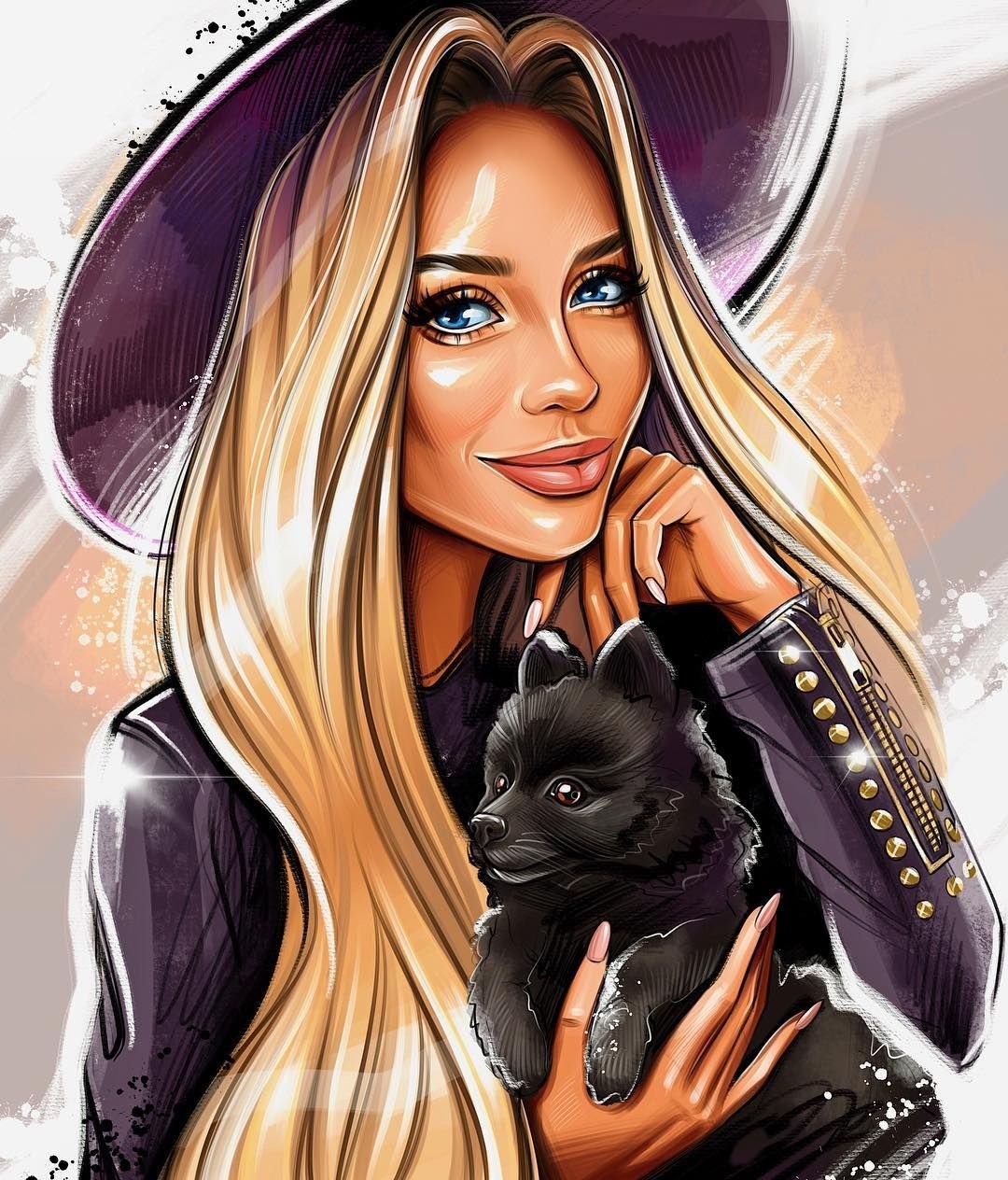 Блондинки в стиле арт