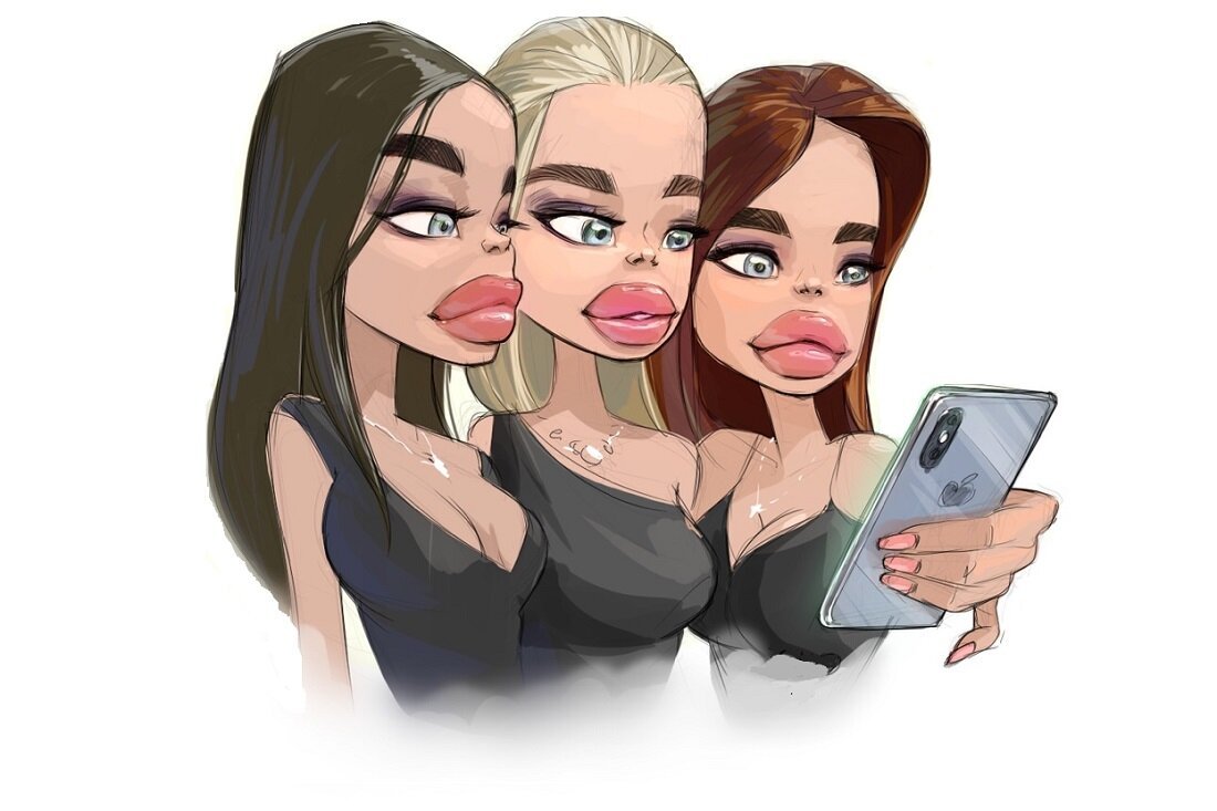 Современные девушки одинаковые