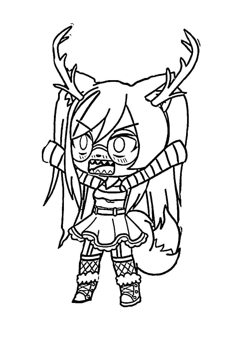 Раскраски гача лайф персов