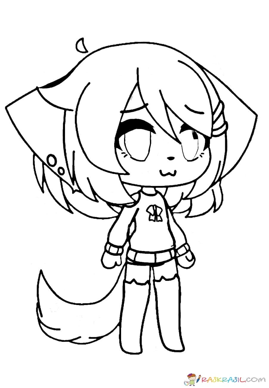 Раскраски гача лайф демоны