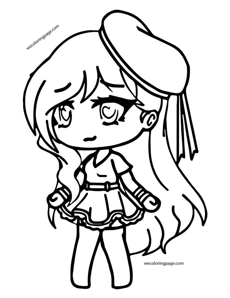 Раскраски гача лайф аниме