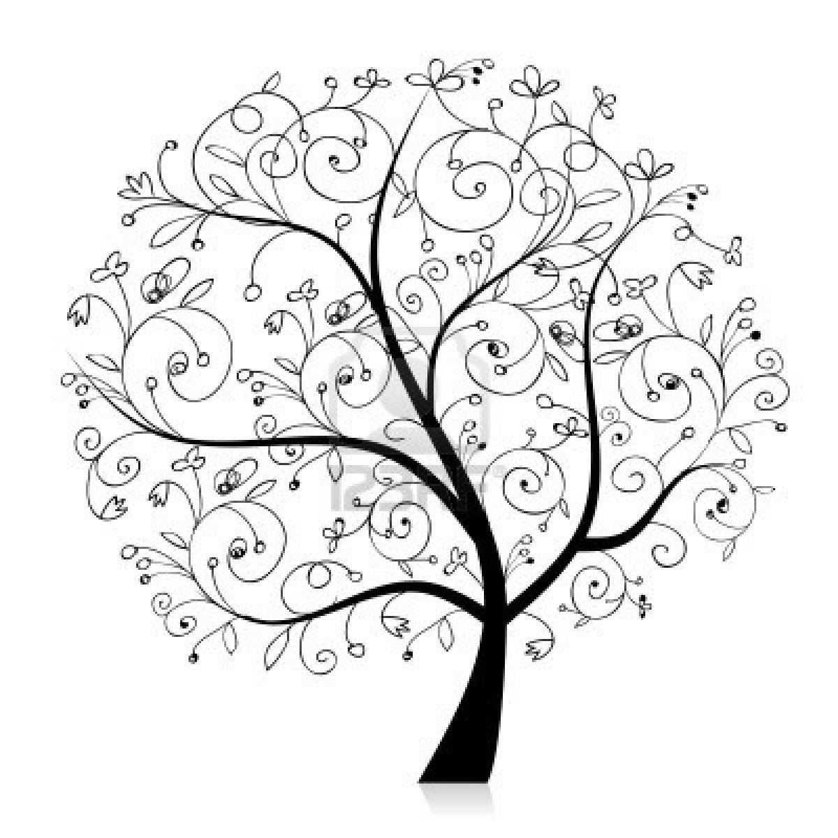 Дерево на прозрачном фоне