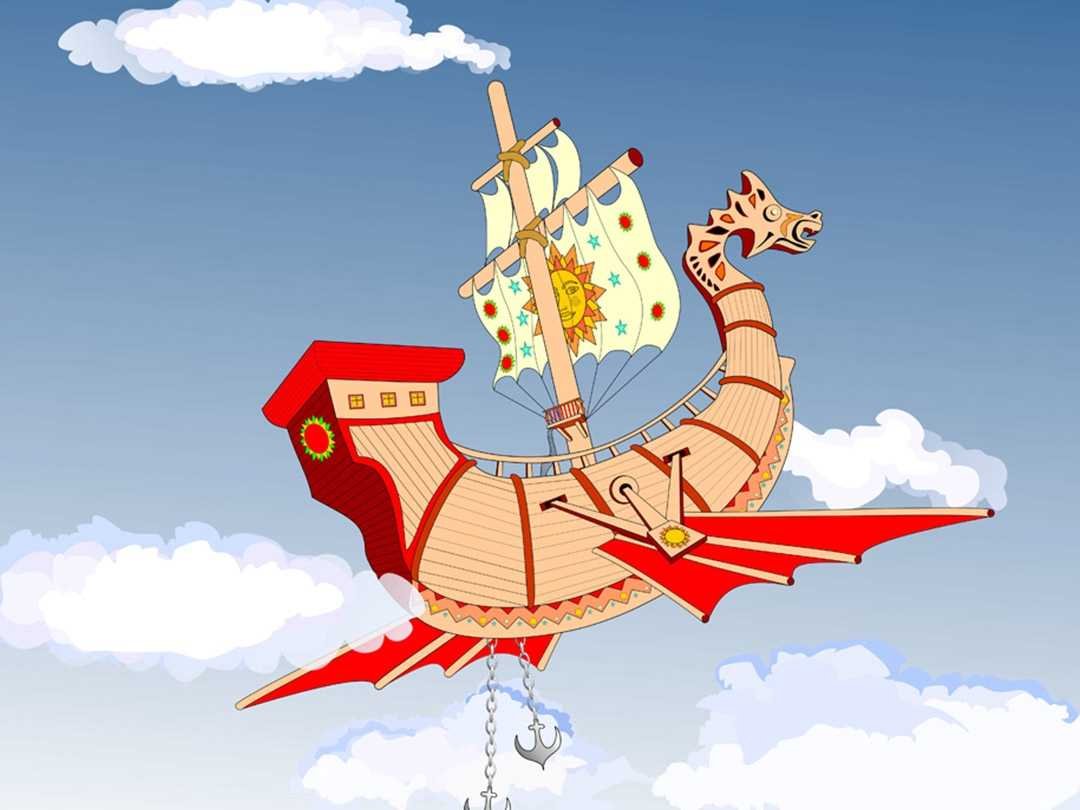 Мультик Летучий корабль