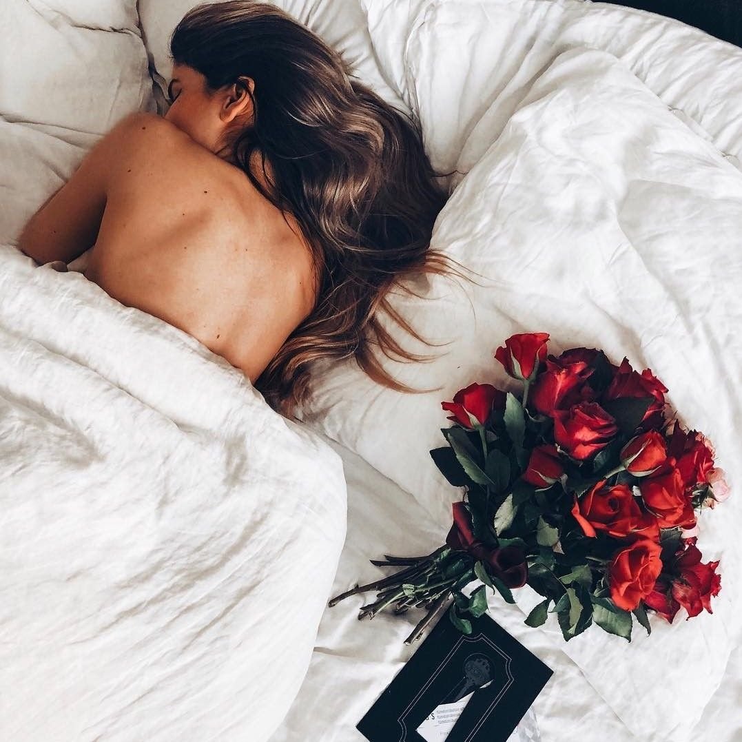 Цветы с пожеланием спокойной ночи