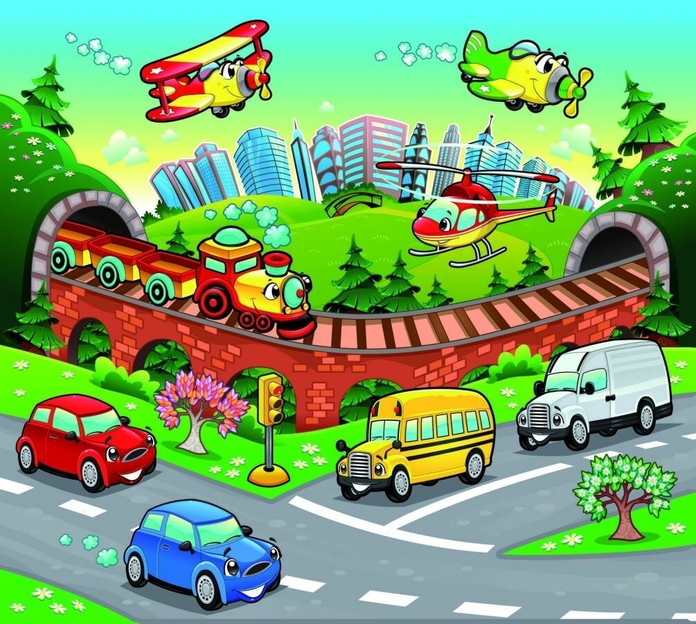 Город для машинок для детей