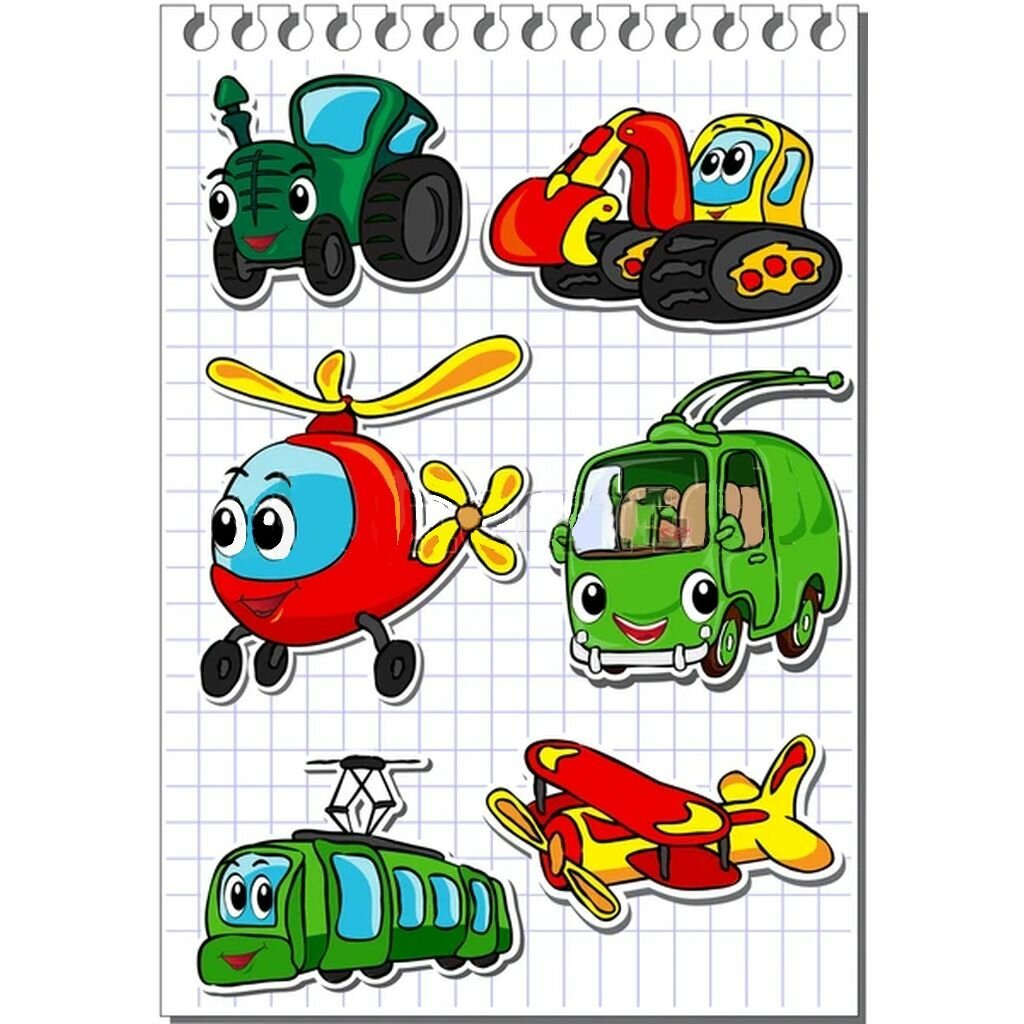 Мультяшный транспорт