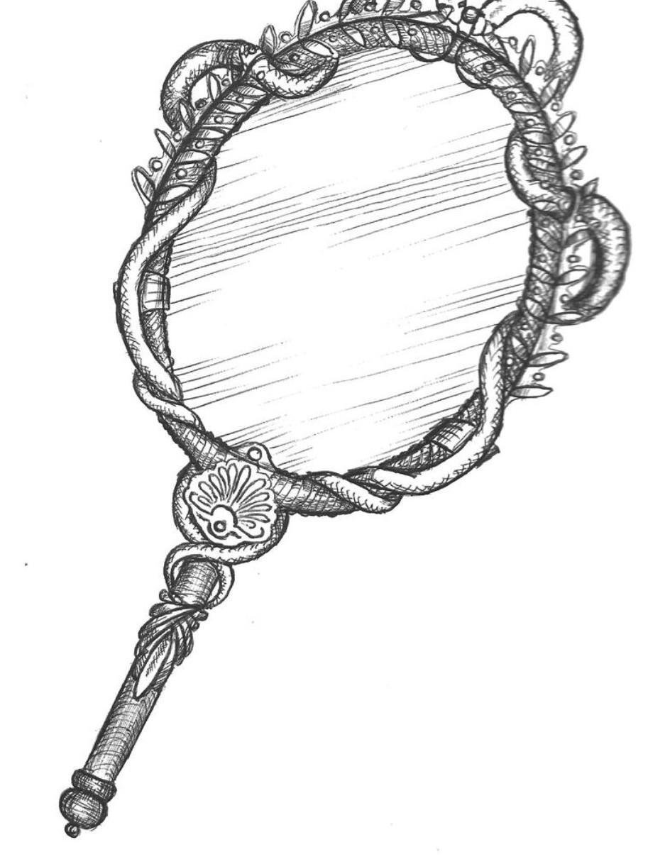 Зеркало рисовать