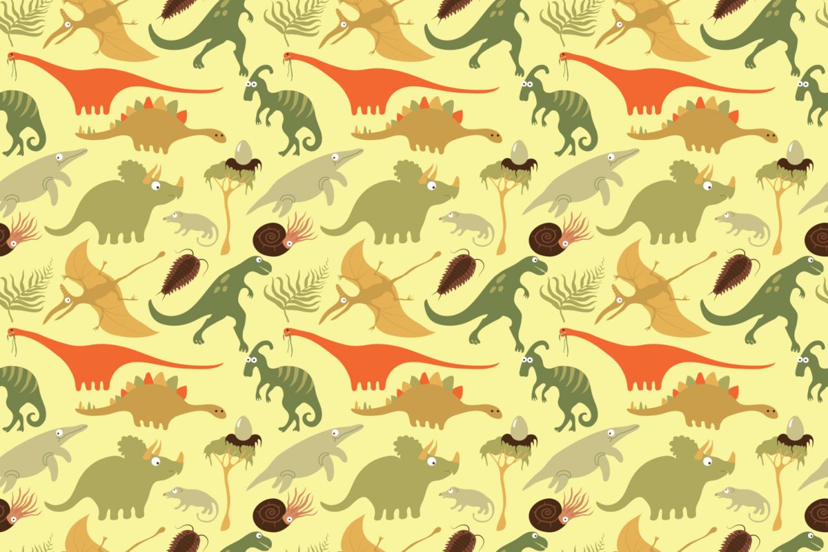 Динозавры фон