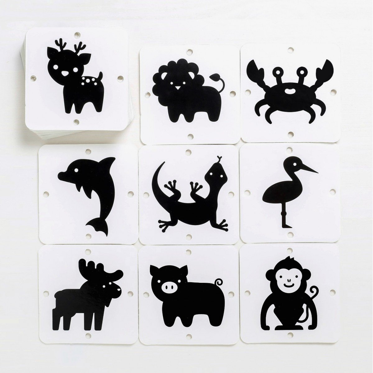 Карточки Монтессори для новорожденных