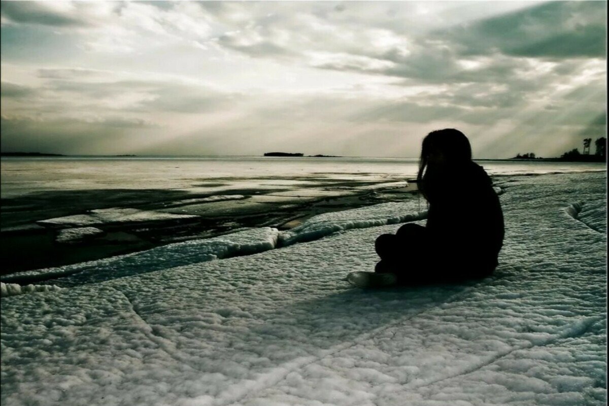 Грустные фото