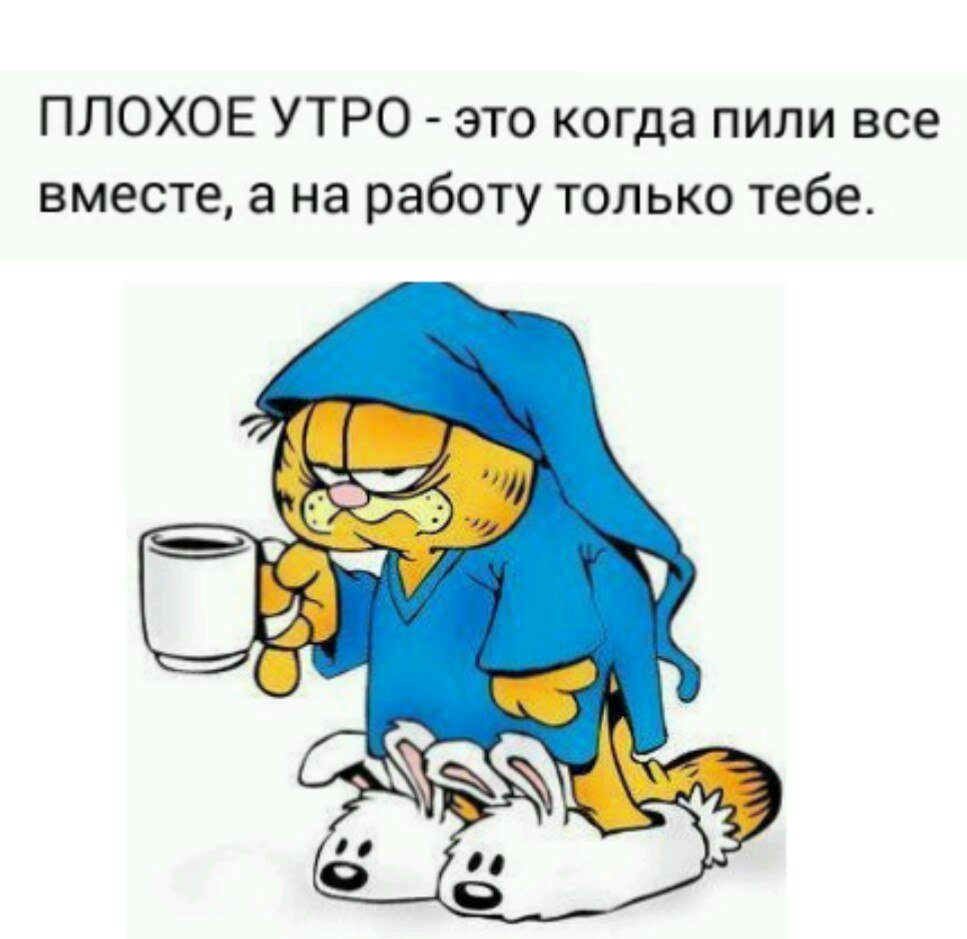 Я бы любил утро больше если бы оно начиналось позже