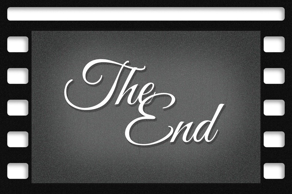Надпись конец фильма
