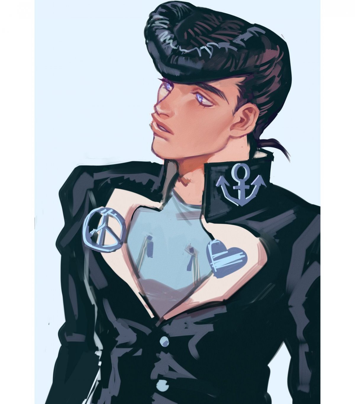 Окуясу Джоджо серьёзный