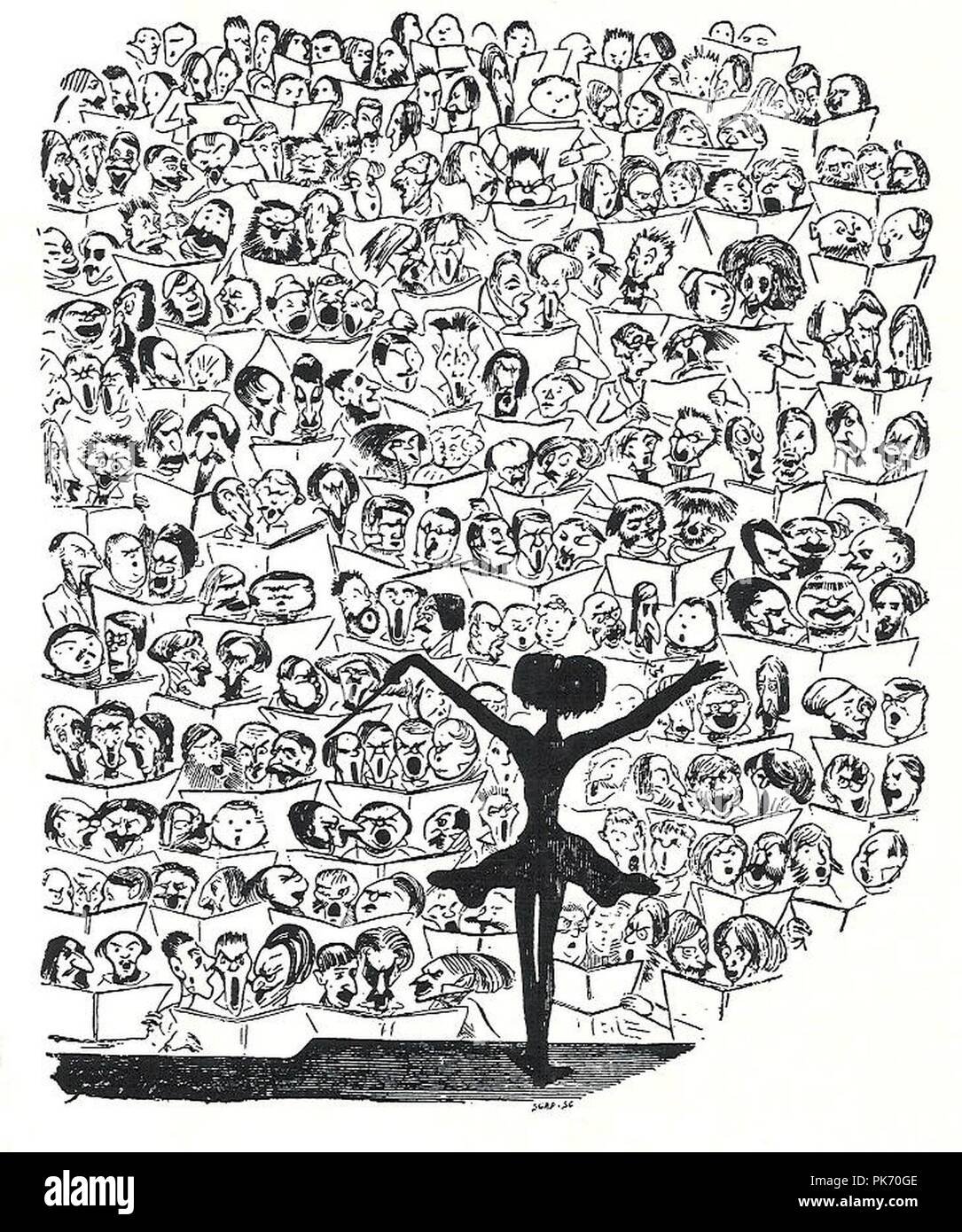 Хор смешной рисунок